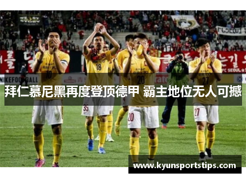 拜仁慕尼黑再度登顶德甲 霸主地位无人可撼